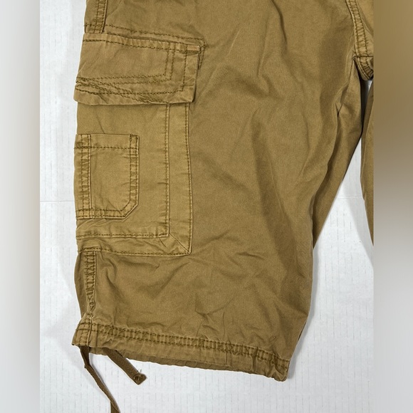 Ring of Fire Delano Messenger Cargo Shorts Mens 33 Beige RYB0412 NWT 100% Cotton - Picture 4 of 13